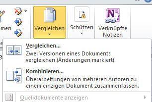 Vergleichen-Funktion aufrufen