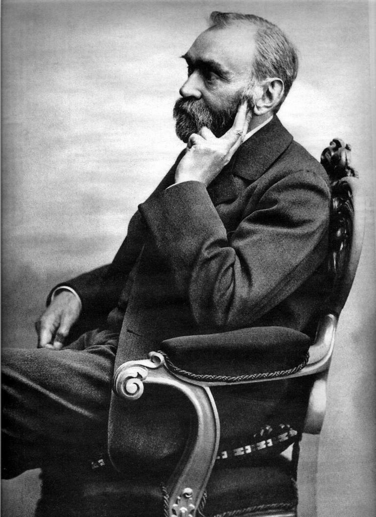 Alfred Nobel, der Stifter des Nobelpreises