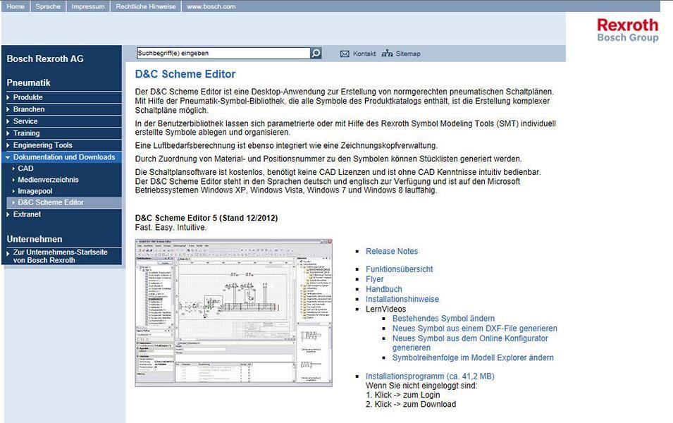 Scheme Editor-Downloadseite