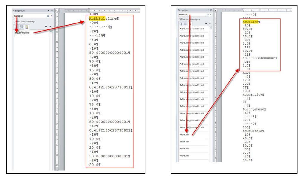 Mit Word eine DXF-Datei untersuchen